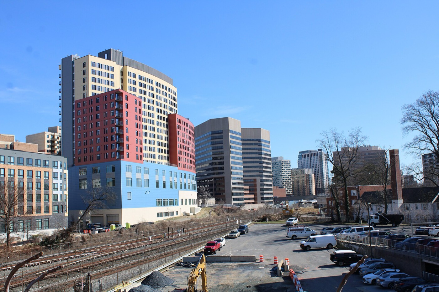 The downtown Silver Spring skyline